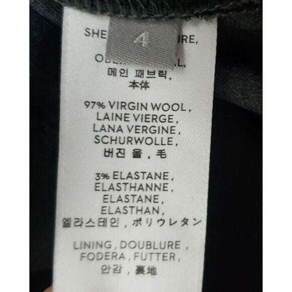 Reed Krakoff Virgin Wool Pants Trousers Womens 4 Tailored Straight Leg Classic - Picture 5 of 9